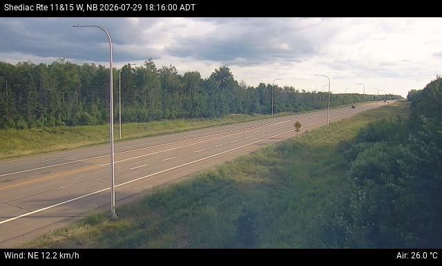 Web Cam image of Shediac (NB Highway 11)