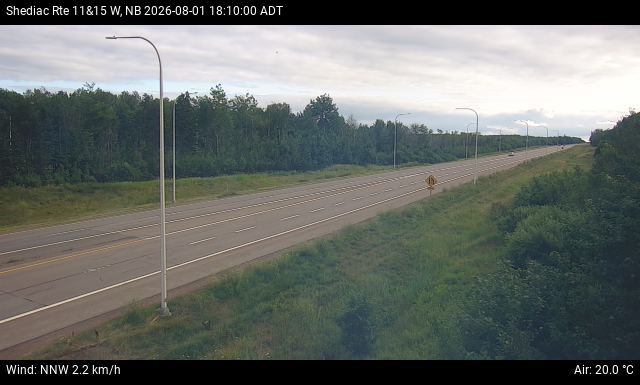 Web Cam image of Shediac (NB Highway 11)