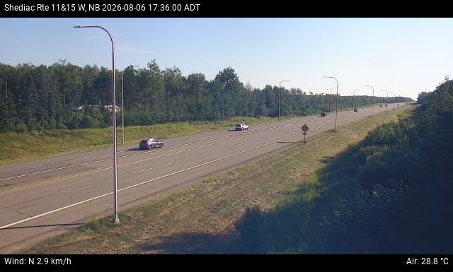 Web Cam image of Shediac (NB Highway 11)