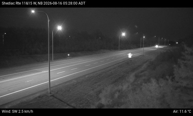 Web Cam image of Shediac (NB Highway 11)