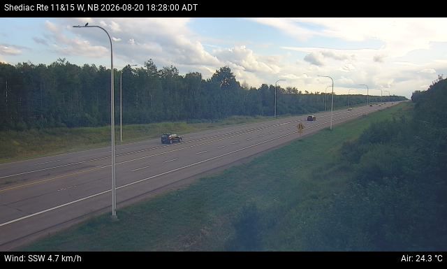 Web Cam image of Shediac (NB Highway 11)