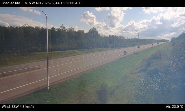 Web Cam image of Shediac (NB Highway 11)