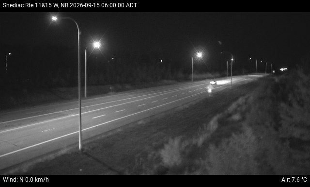 Web Cam image of Shediac (NB Highway 11)