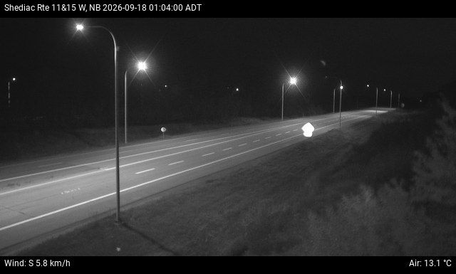 Web Cam image of Shediac (NB Highway 11)