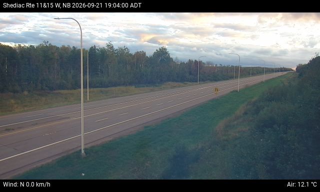 Web Cam image of Shediac (NB Highway 11)