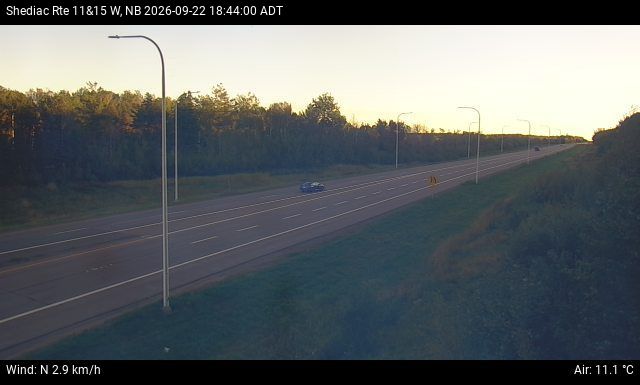 Web Cam image of Shediac (NB Highway 11)