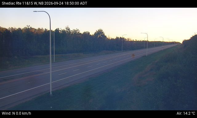 Web Cam image of Shediac (NB Highway 11)