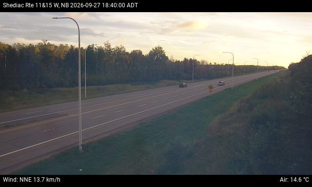Web Cam image of Shediac (NB Highway 11)