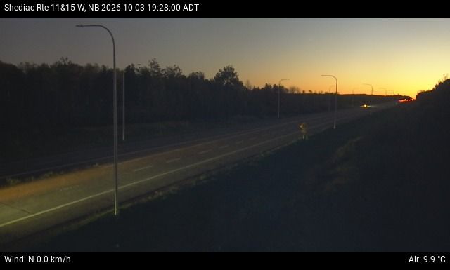 Web Cam image of Shediac (NB Highway 11)