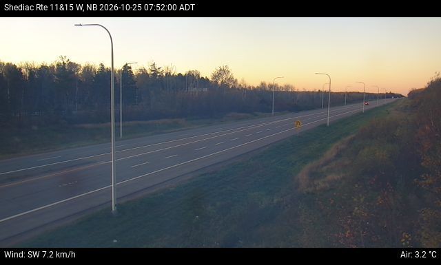 Web Cam image of Shediac (NB Highway 11)