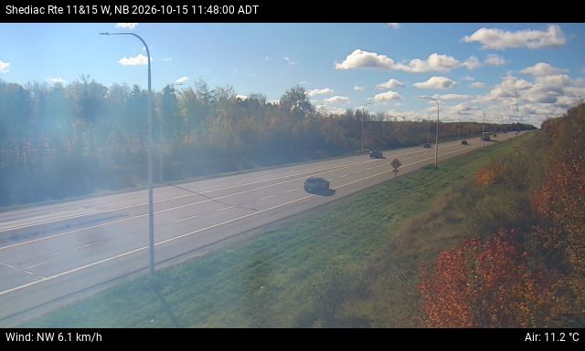 Web Cam image of Shediac (NB Highway 11)