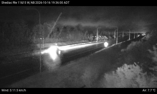 Web Cam image of Shediac (NB Highway 11)