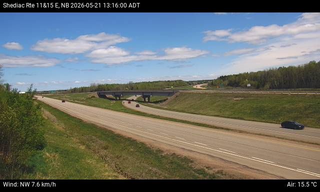 Web Cam image of Shediac (NB Highway 11)
