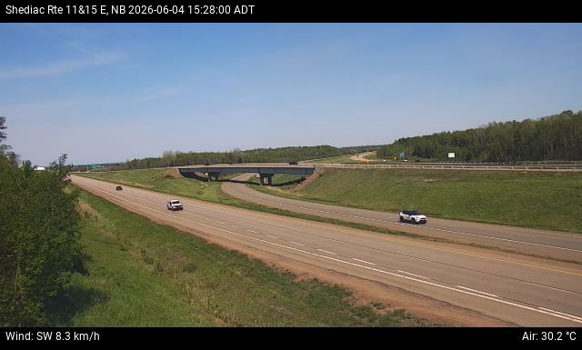 Web Cam image of Shediac (NB Highway 11)