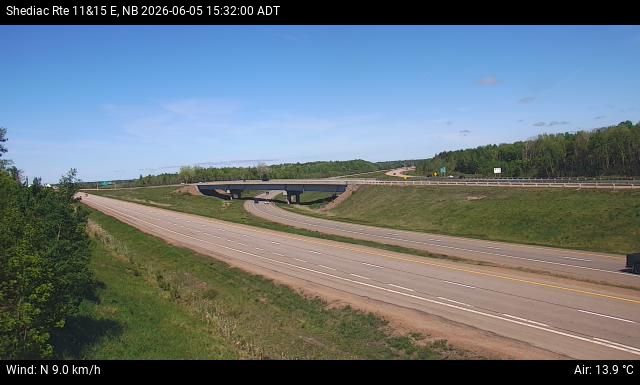 Web Cam image of Shediac (NB Highway 11)