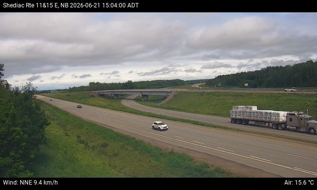 Web Cam image of Shediac (NB Highway 11)