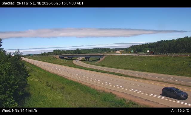Web Cam image of Shediac (NB Highway 11)