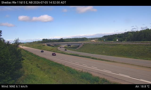 Web Cam image of Shediac (NB Highway 11)