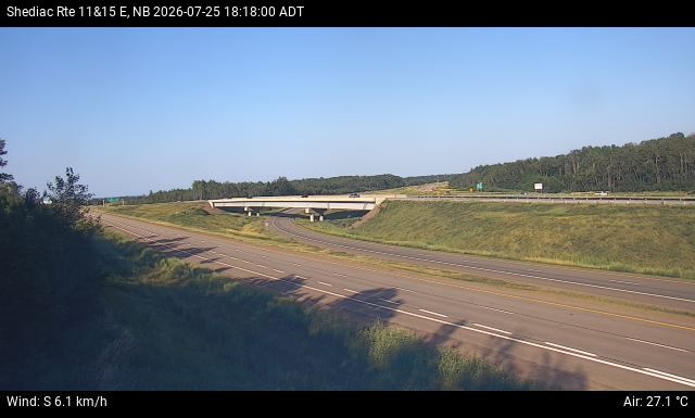Web Cam image of Shediac (NB Highway 11)