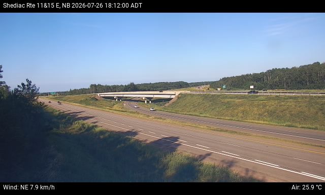 Web Cam image of Shediac (NB Highway 11)