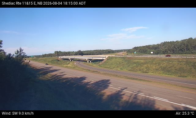 Web Cam image of Shediac (NB Highway 11)