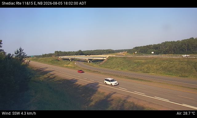 Web Cam image of Shediac (NB Highway 11)