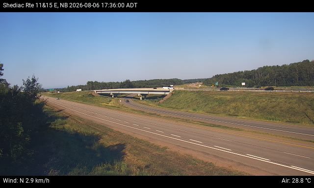 Web Cam image of Shediac (NB Highway 11)