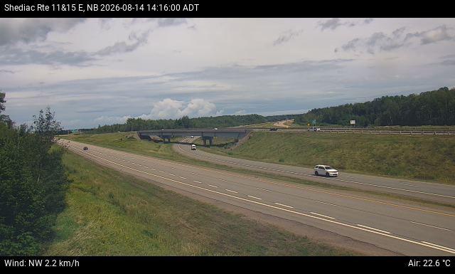 Web Cam image of Shediac (NB Highway 11)