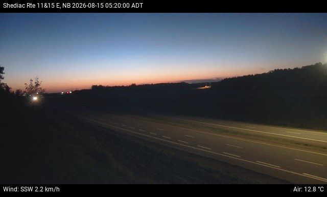 Web Cam image of Shediac (NB Highway 11)