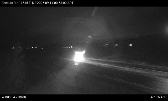 Web Cam image of Shediac (NB Highway 11)
