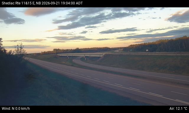 Web Cam image of Shediac (NB Highway 11)