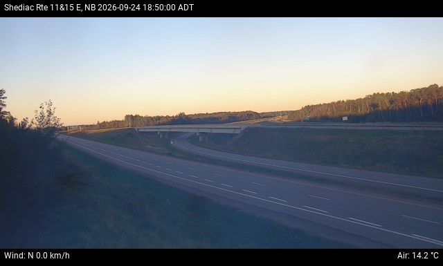 Web Cam image of Shediac (NB Highway 11)