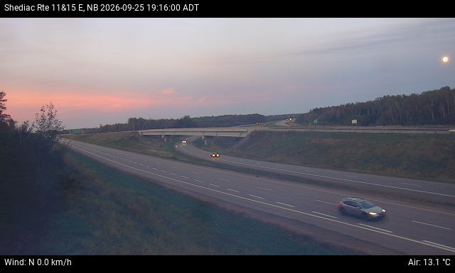 Web Cam image of Shediac (NB Highway 11)