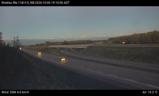 Web Cam image of Shediac (NB Highway 11)