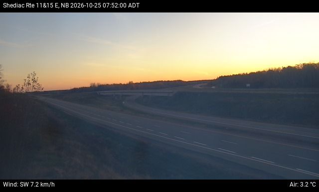 Web Cam image of Shediac (NB Highway 11)