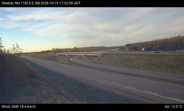 Web Cam image of Shediac (NB Highway 11)