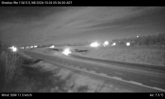 Web Cam image of Shediac (NB Highway 11)