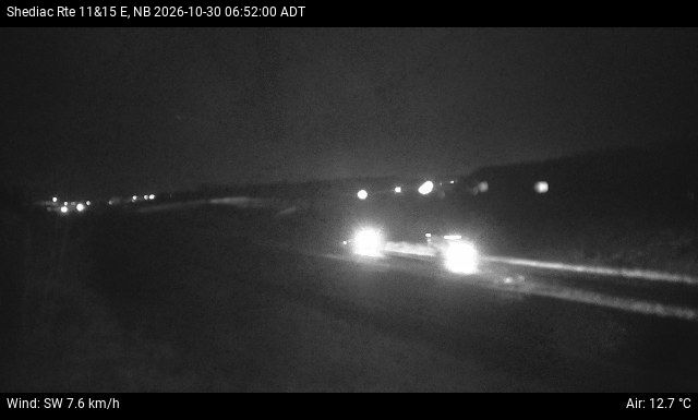 Web Cam image of Shediac (NB Highway 11)