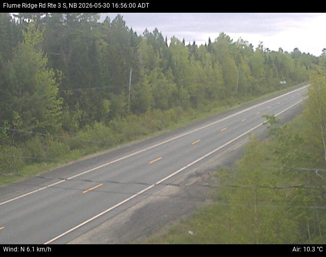 Web Cam image of Flume Ridge (NB Highway 3)