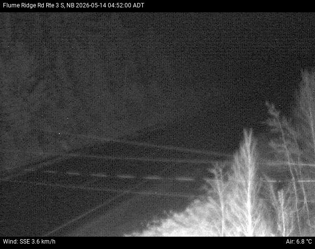 Web Cam image of Flume Ridge (NB Highway 3)