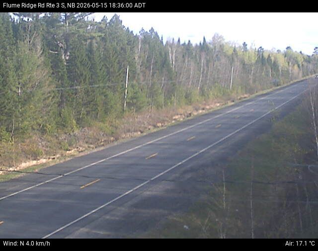 Web Cam image of Flume Ridge (NB Highway 3)