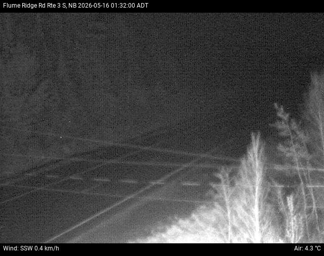 Web Cam image of Flume Ridge (NB Highway 3)