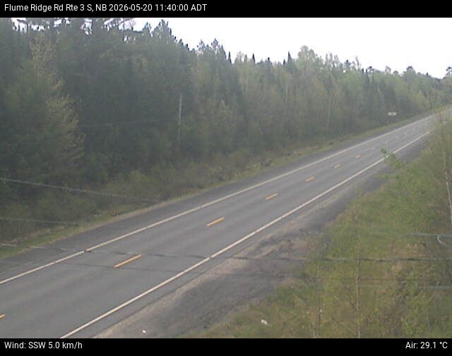 Web Cam image of Flume Ridge (NB Highway 3)