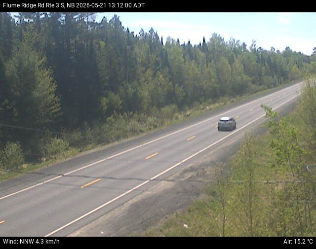 Web Cam image of Flume Ridge (NB Highway 3)