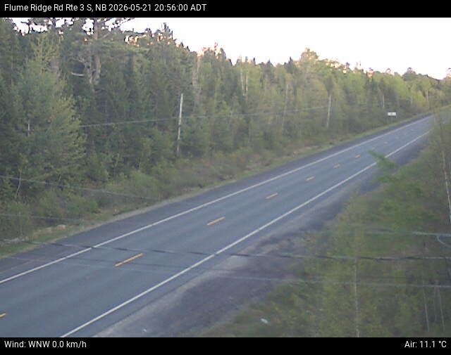 Web Cam image of Flume Ridge (NB Highway 3)