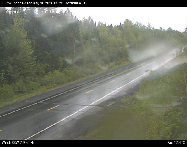 Web Cam image of Flume Ridge (NB Highway 3)