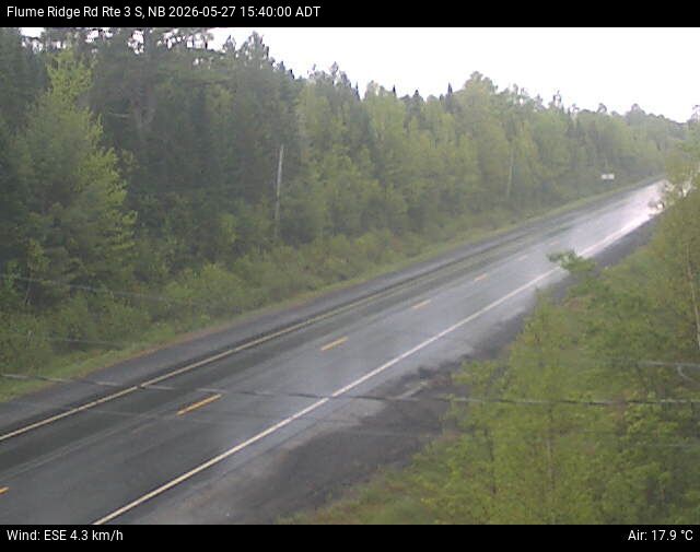 Web Cam image of Flume Ridge (NB Highway 3)