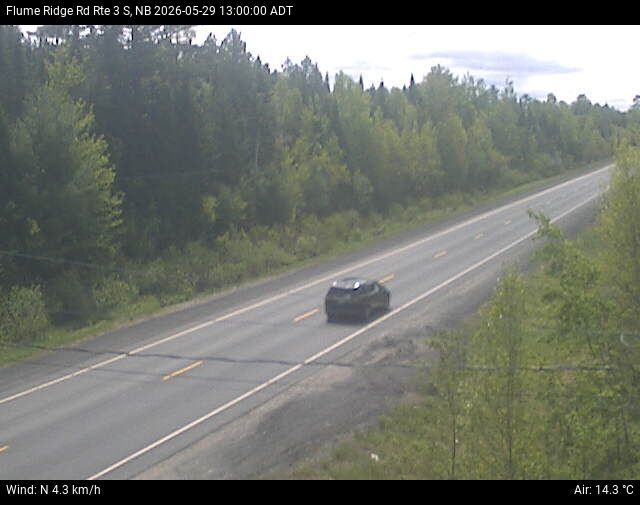 Web Cam image of Flume Ridge (NB Highway 3)