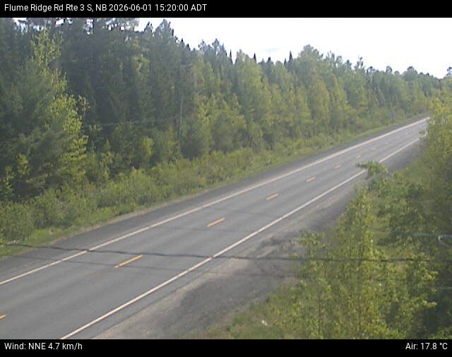 Web Cam image of Flume Ridge (NB Highway 3)