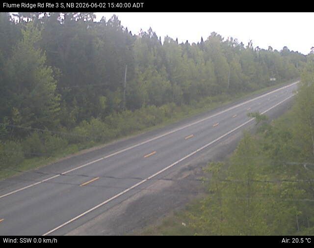 Web Cam image of Flume Ridge (NB Highway 3)